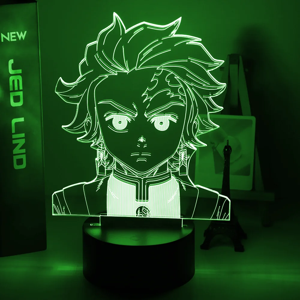 Kimetsu без Yaiba Tanjiro камадо фигурный светодиодный ночной Светильник для детей