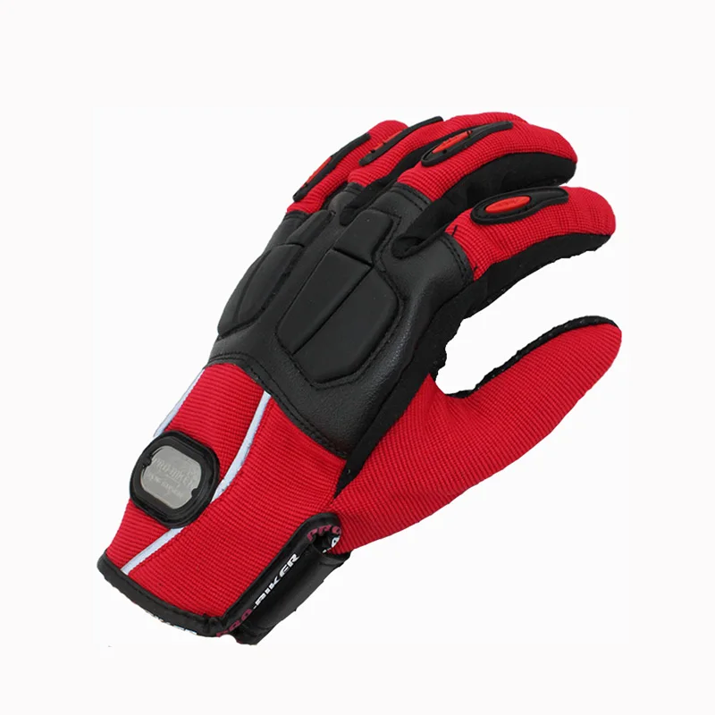 Мотоциклетные Перчатки PRO-BIKER кожаные защитные перчатки с полными пальцами для