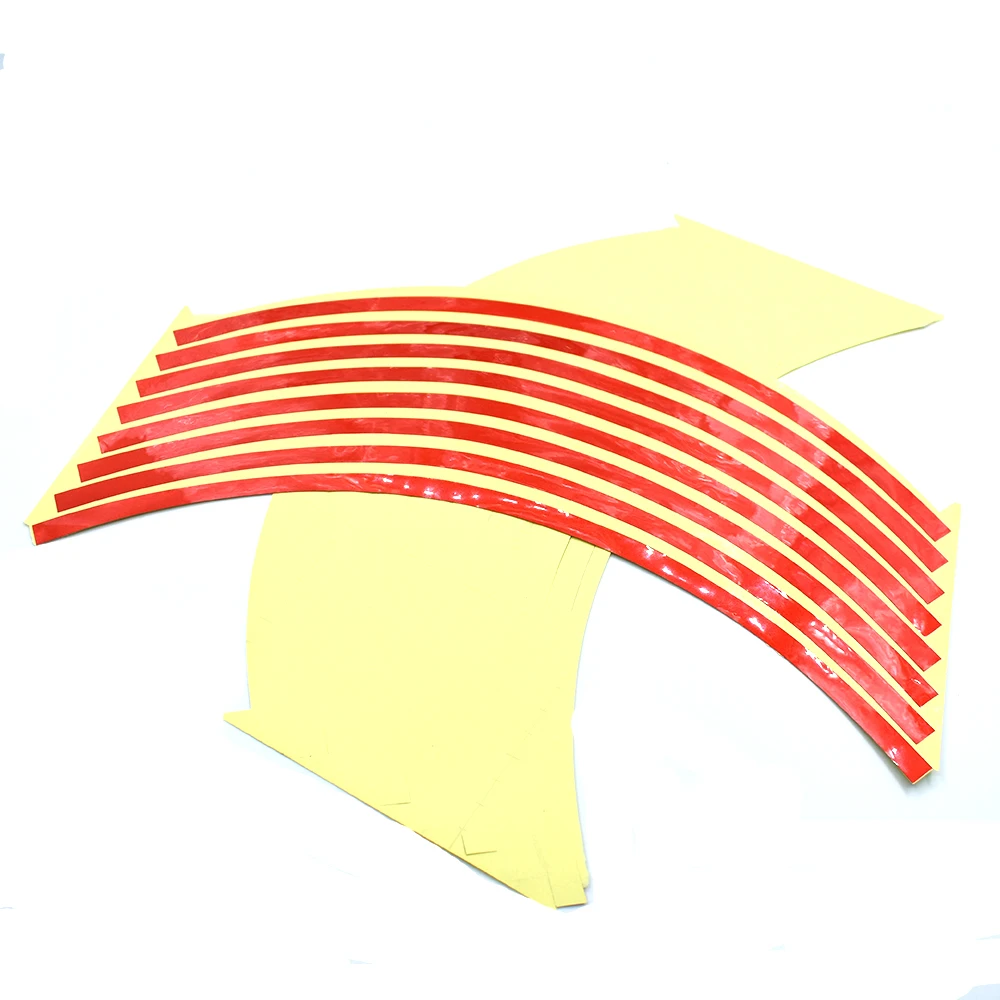 Мотоцикл стиль ступицы колеса шины Светоотражающая наклейка на машину