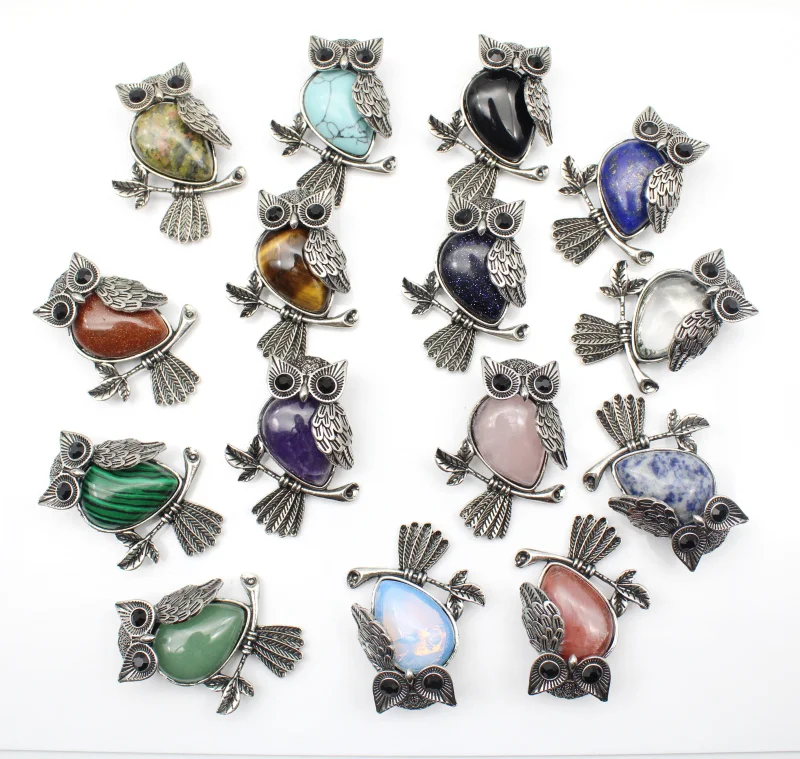 Женская Брошь с лазуритом тигровый глаз 1 шт. | Украшения и аксессуары