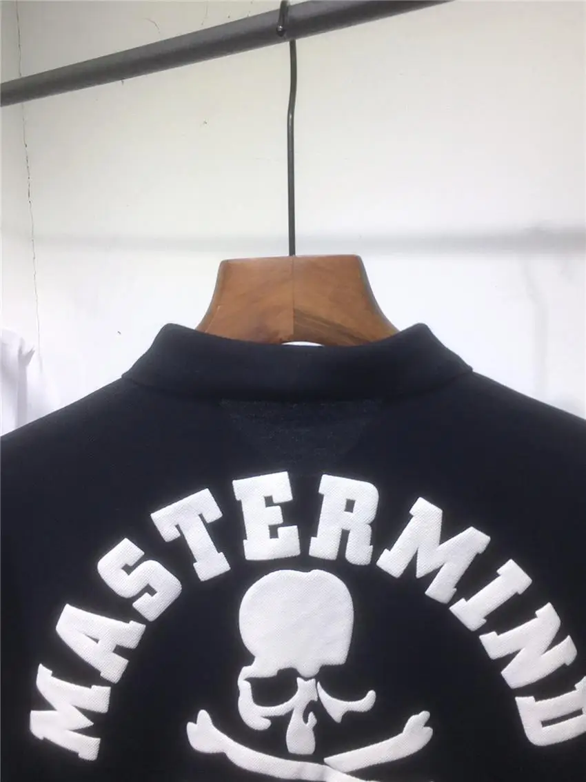 

New Foaming Printing Mastermind Polo Shirt Men Women Summer Style Trend Slim Man Top Tees Shirts 2021ss