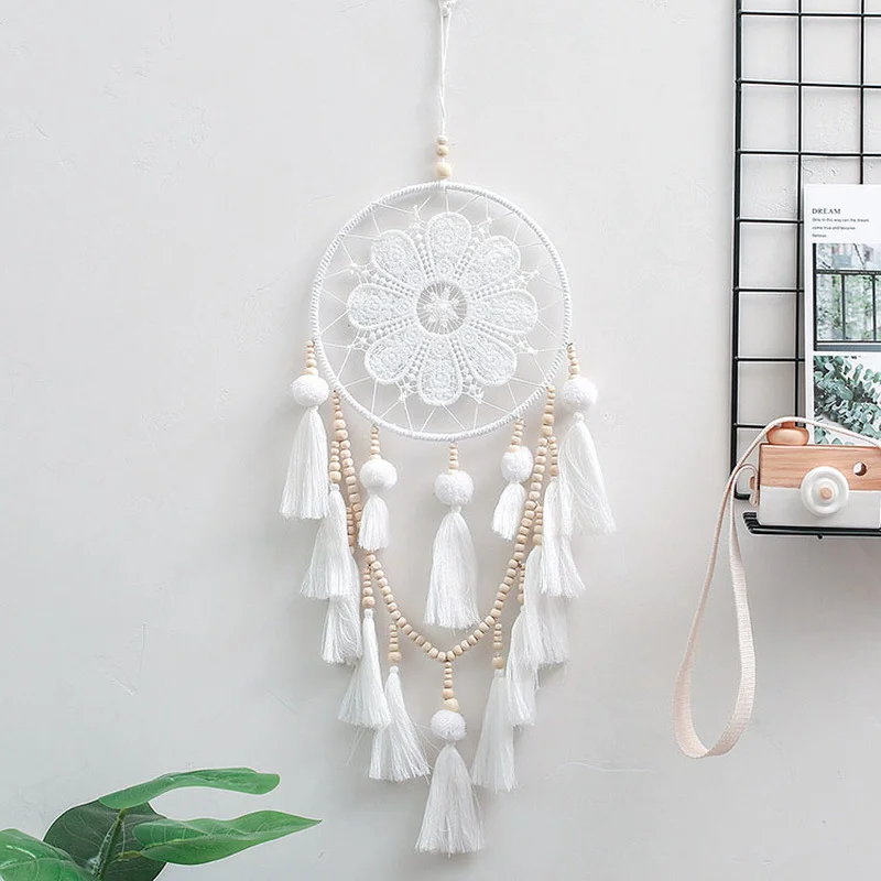 

Handmade Dream Catcher Wind Chimes Home Hanging Crafts Gifts Dream Catcher Ornaments Room Hanging Bedroom Decorations