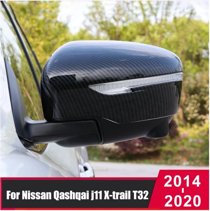 

Крышка для автомобильного зеркала заднего вида из АБС-пластика для Nissan Qashqai J11 X-trail X trail t32 2014-2020, аксессуары