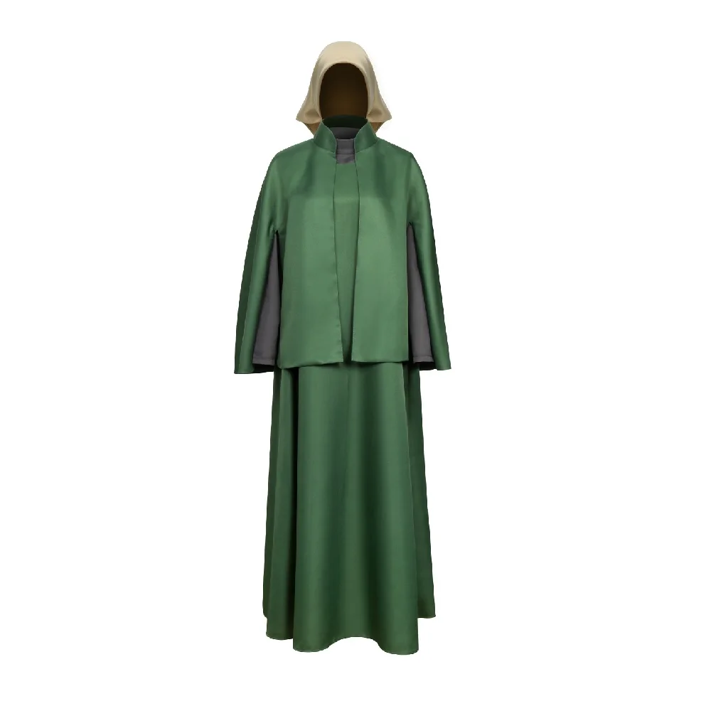Костюм горничной S3 для косплея зеленая накидка на Хэллоуин халат с длинным
