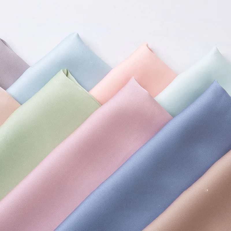 50*150cm Chiffon Pajamas Skin-Friendly Fabric Stretch Satin kirt Camisole Shirts Home Furnishing DIY Handmade Continuous