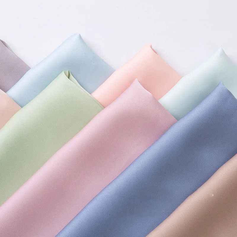 

50*150cm Chiffon Pajamas Skin-Friendly Fabric Stretch Satin kirt Camisole Shirts Home Furnishing DIY Handmade Continuous