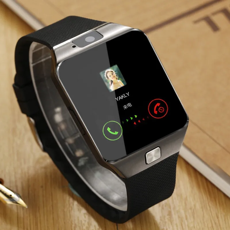 Умные часы с сенсорным экраном dz09 камерой Bluetooth наручные SIM карты Smartwatch для Ios Android