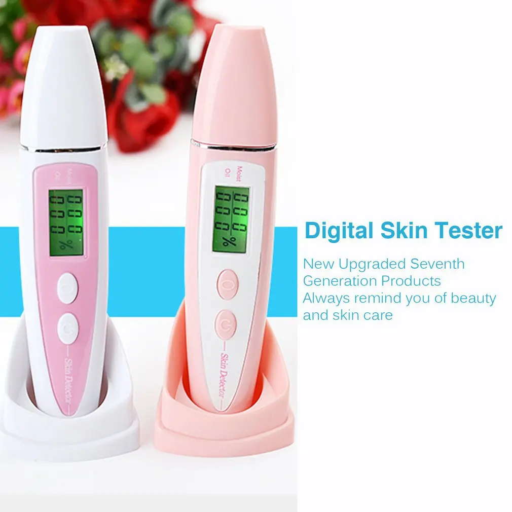 Тестер влажности кожи ручка Умный Цифровой детектор домашний портативный