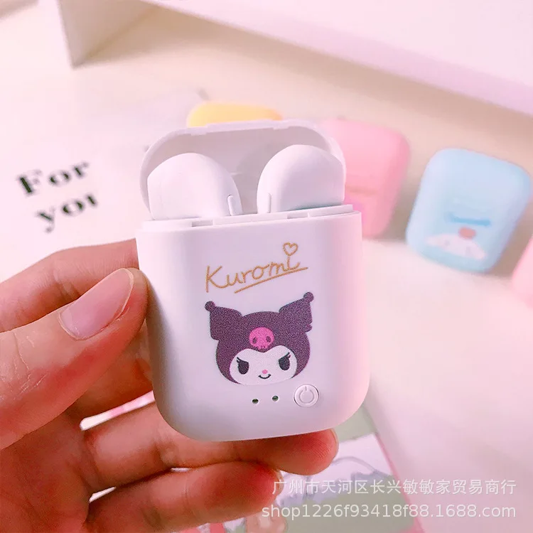Милая мультяшная Беспроводная Bluetooth-гарнитура с мелодией макрона корицей