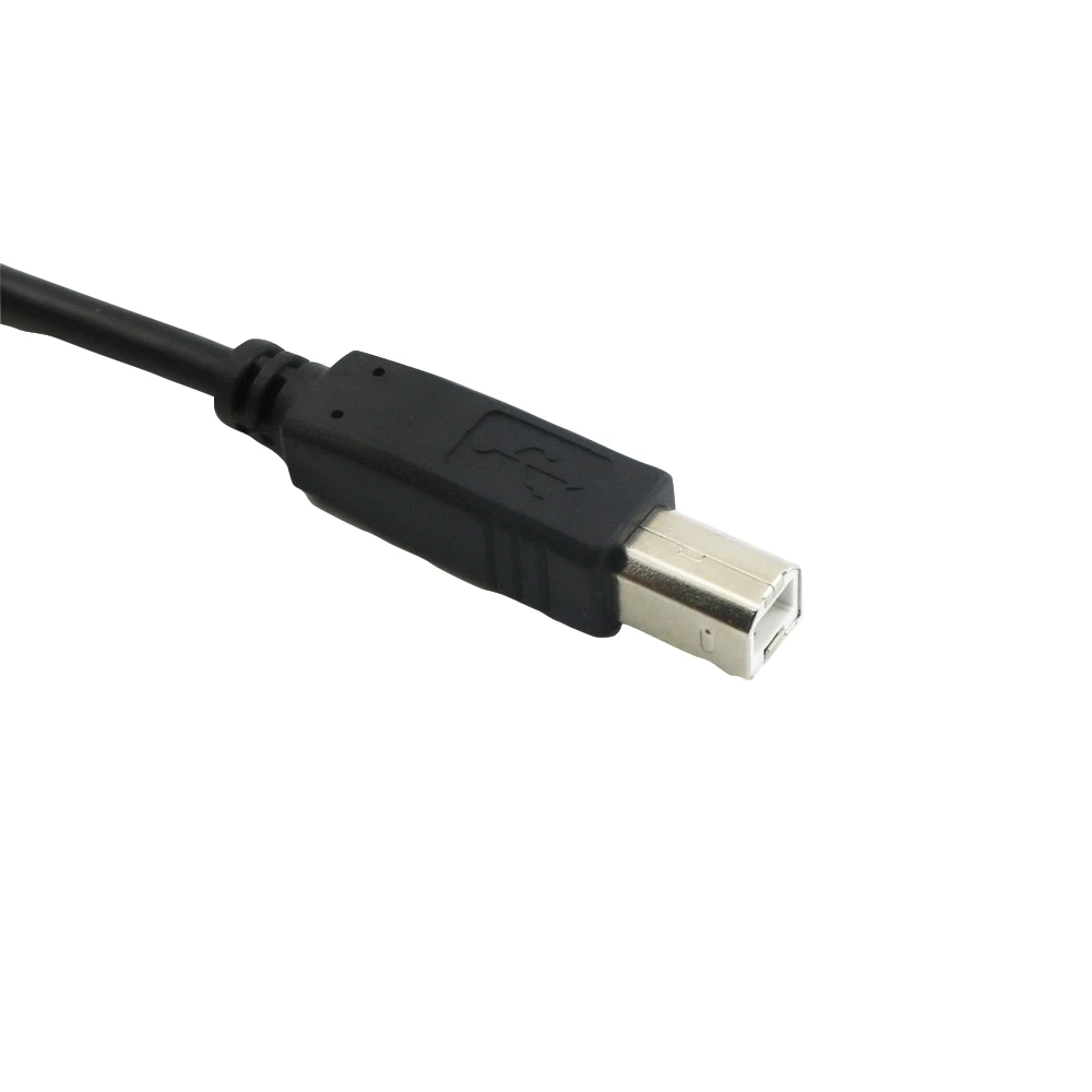 10 шт. кабель для принтера и сканера 30 см/1 фут USB 2 0 Type A папа B папа|Кабели передачи
