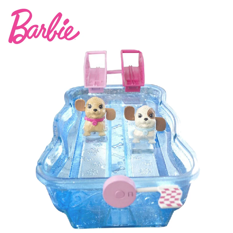 

Originals Barbie Swim & Race Pups Dog Swimming Game With Bath American Girl Doll For Birthday Gift Toys Boneca Juguetes bonecas