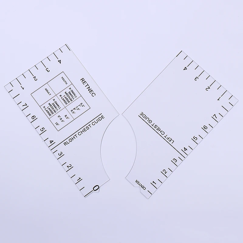 

Прозрачная регулирующая линейка, виниловый приспособление для выравнивания шитья, центрирующий инструмент для сублимации HTV, тепловой пре...