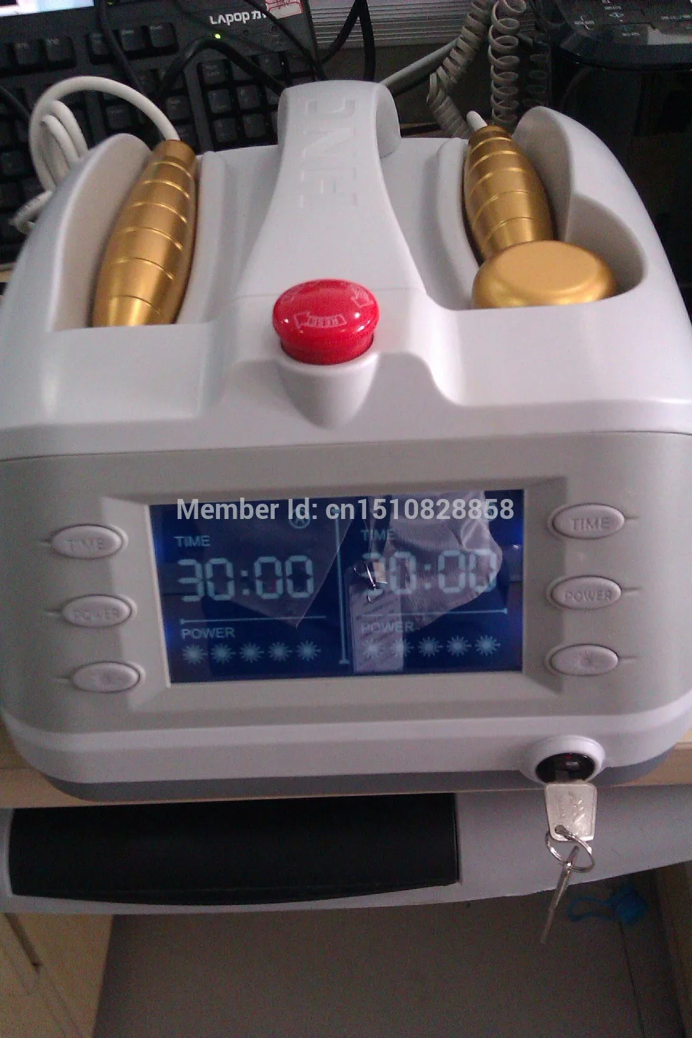 Прибор для лазерной терапии облегчения боли с 650 нм 808 и 2 зондами спортивных травм