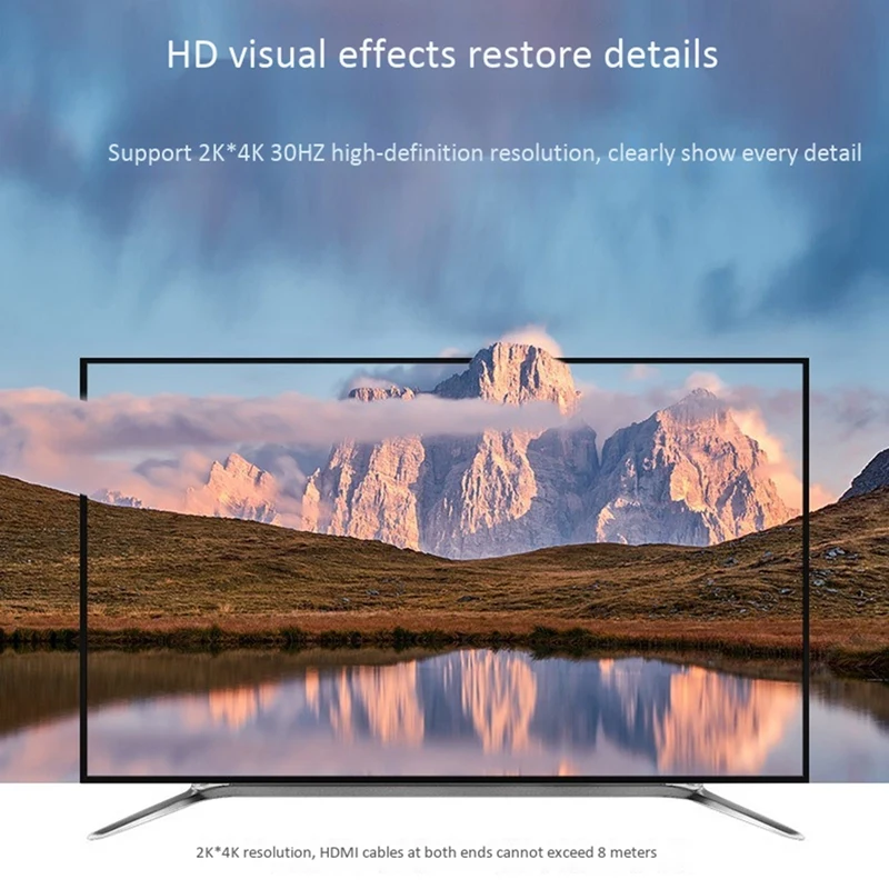 

HDMI o Decoder Splitter o Splitter 1080P HDMI to Coaxial to Toslink to 3.5 o(EU Plug)