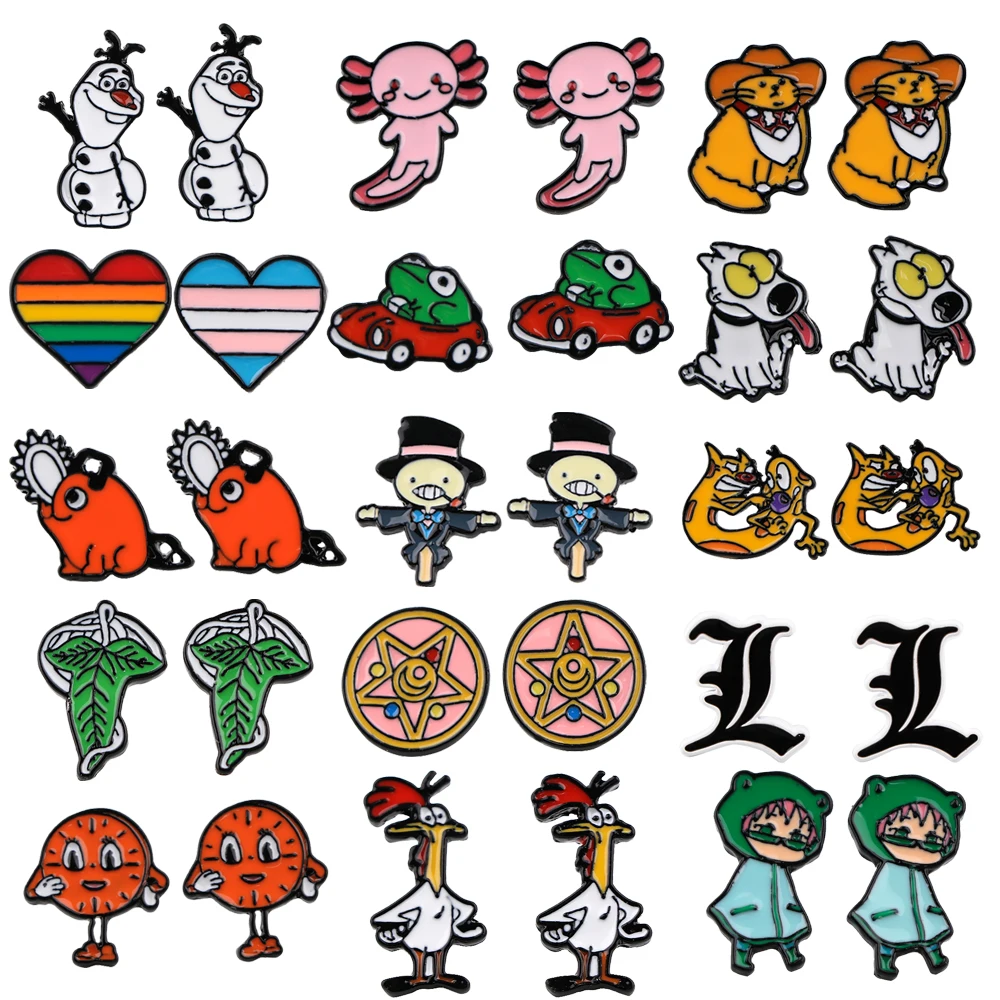 Оптовая продажа милые серьги Loki из аниме женские нержавеющей стали аксессуары