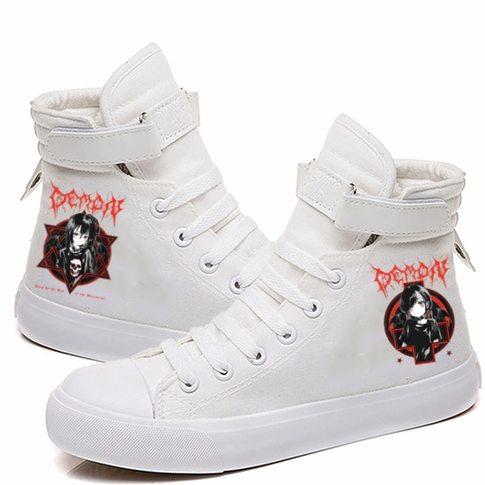 

Anime Pride Printed Hip Hop Striped Shoe Canvas Shoes Sneakers Boots