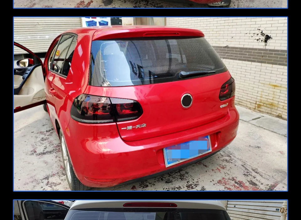 АКД Тюнинг автомобилей задние фонари для VW Golf 6 Golf6 MK6 R20 задние фонари светодиодные DRL ходовые огни противотуманные фары динамический световой сигнал