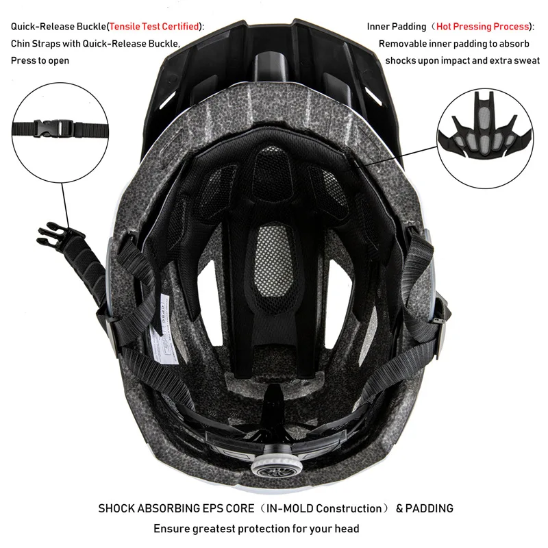 

Exclusky Ultralight Road Mountain Mtb Bike Helmet Movement Bicycle Helmets In-Mold Cycling Safety Cap Casco De Ciclismo