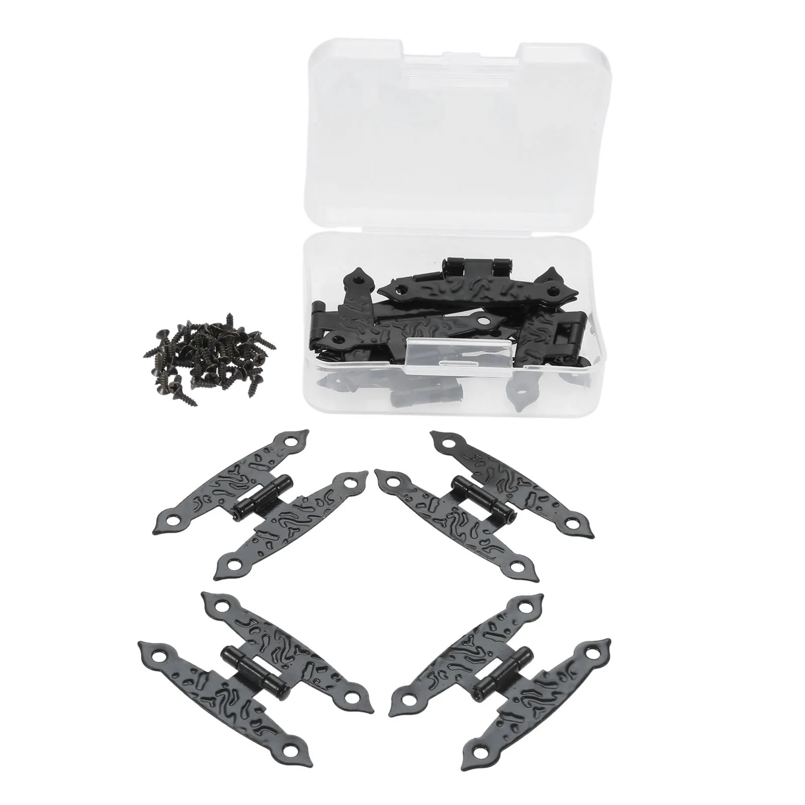 10 шт. 65*33 мм двери шкафа мебели Чемодан петли 4 отверстия деревянные коробки для