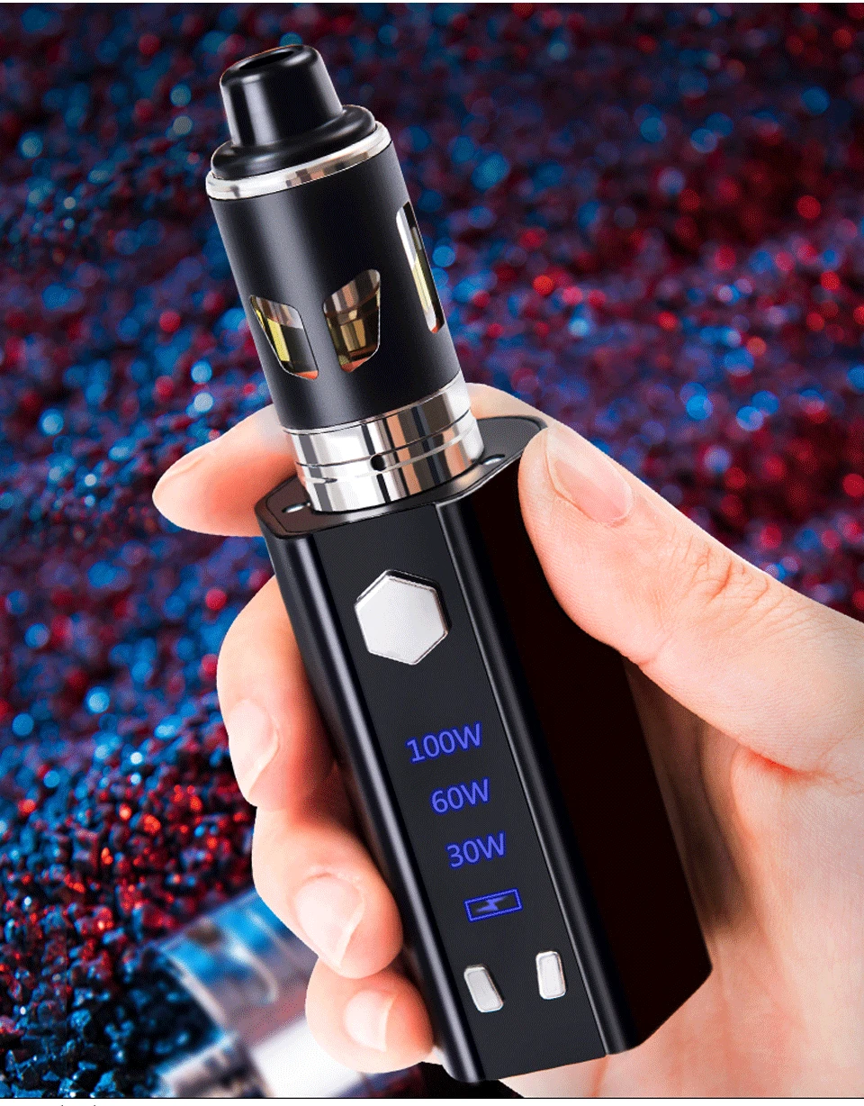 Новая умная Паровая дымовая космическая крепость 100 Вт высокомощная электронная