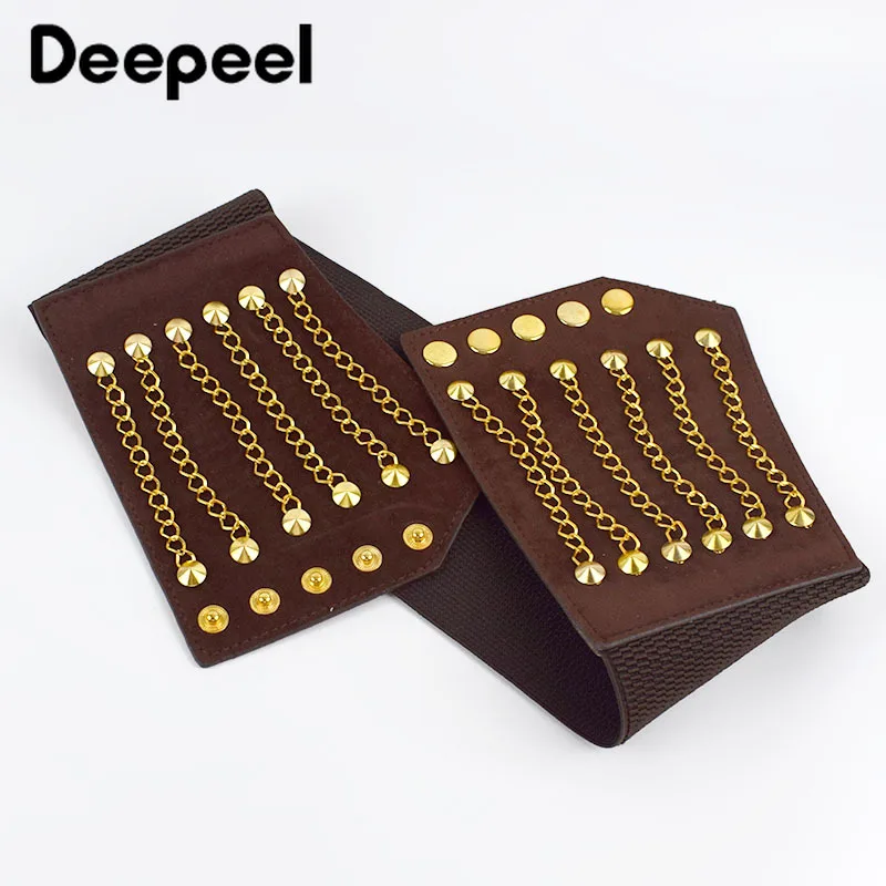 Deepeel 1 шт. женский модный тонкий корсет Cummerbunds эластичные ремни натуральный пояс с