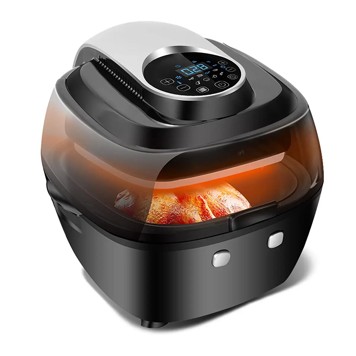 

6L Multifunction Air Fryer Oil Free Chicken Healthy Food Fryer Pizza Cooker Smart Touch LCD Kitchen Cooking Electric Deep Fryer