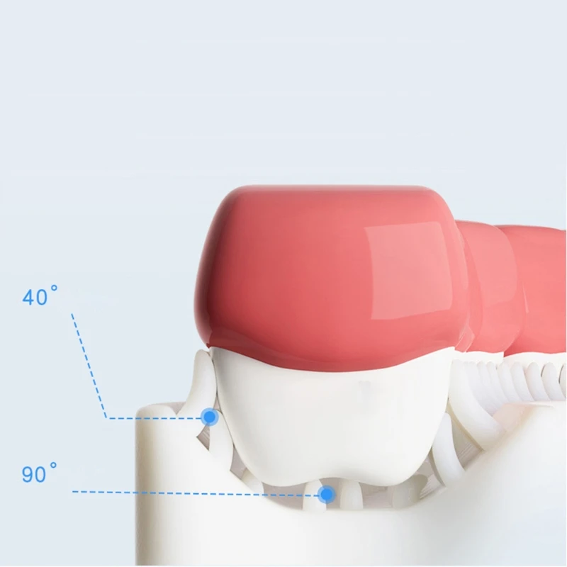Cepillo de dientes en forma de U para beb&eacute;, cuidado bucal para ni&ntilde;os, pr&aacute;ctico y Simple, de silicona-5