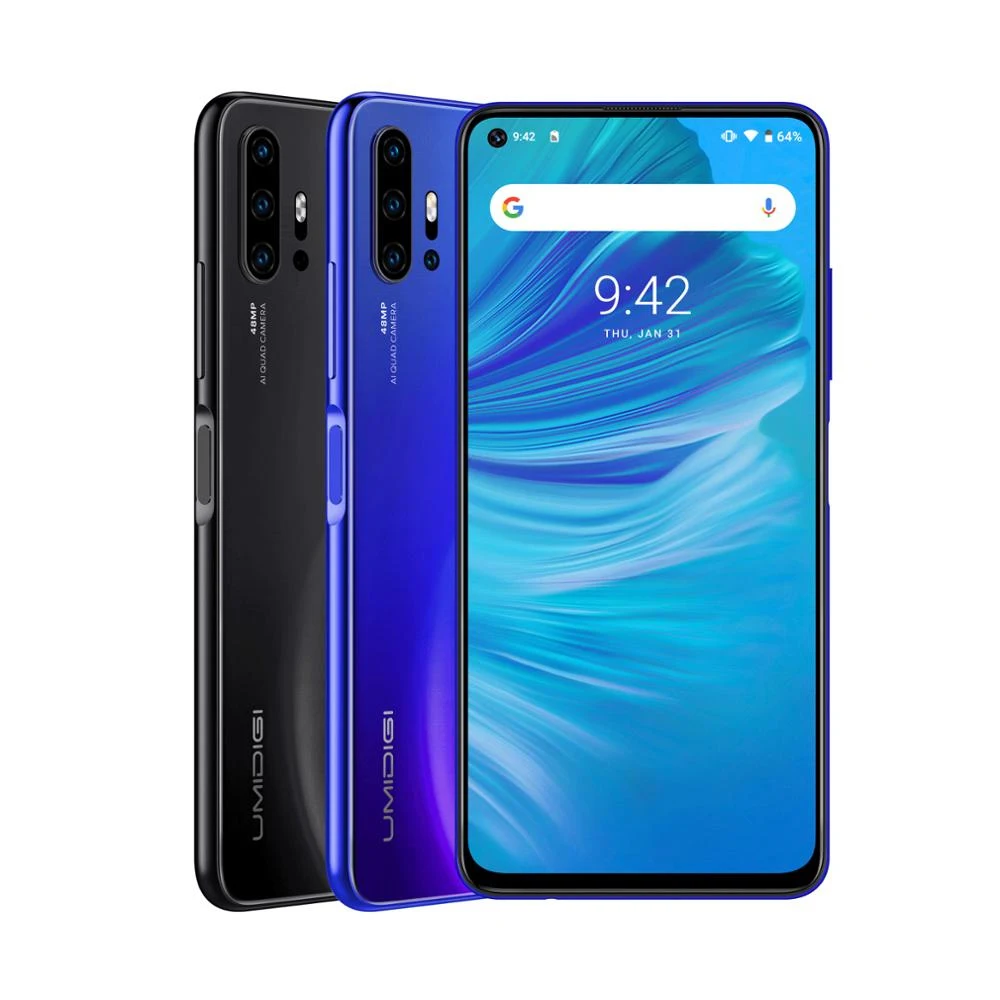 UMIDIGI F2 глобальная версия 6 ГБ 128 ГБ NFC Android 10 6,5" FHD 32MP Selfie Helio P70 48MP AI Quad камера мобильный телефон 5150 мАч
