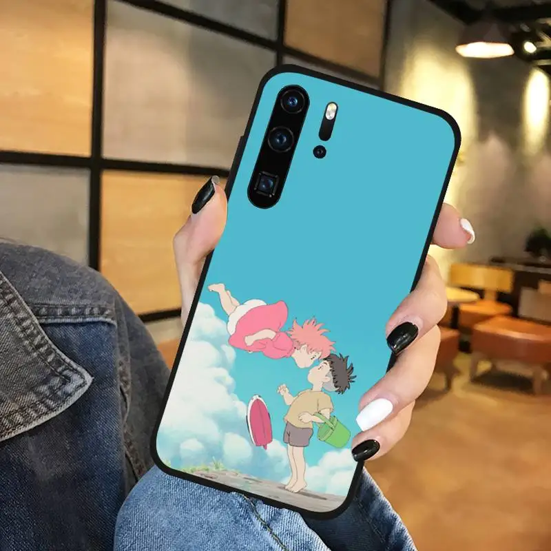 

Ponyo on the Cliff Phone Case For Huawei honor Mate P 9 10 20 30 40 Pro 10i 7 8 a x Lite nova 5t