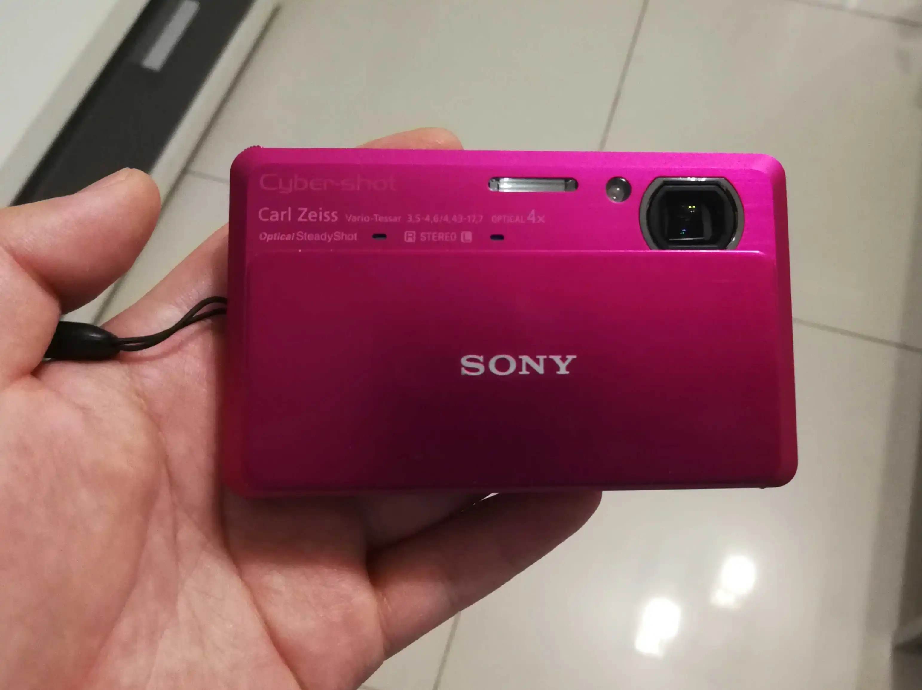 Б/у тонкая цифровая камера sony Cyber shot DSC TX55 16 2 МП с 5 кратным оптическим зумом и