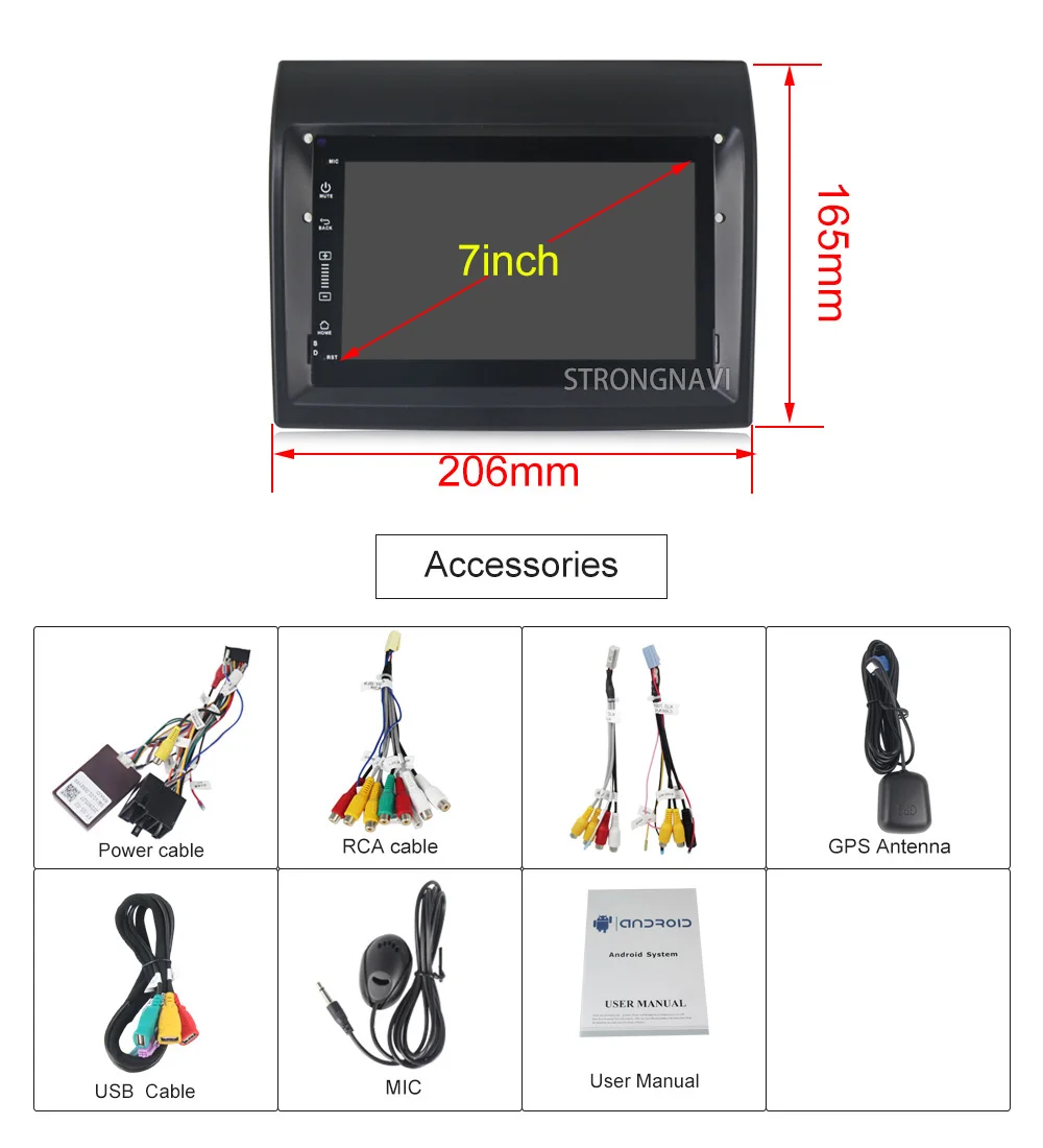 Ips DSP Android 9,0 7 дюймов Автомобильный Радио dvd-плеер gps для Fiat Ducato 2008- Citroen Jumper peugeot Boxer видео навигация