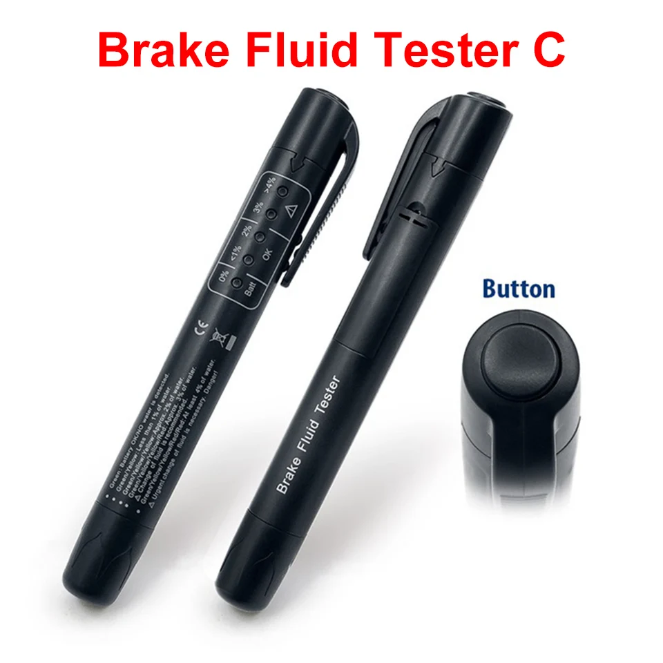 brake fluid tester Лидер продаж! Автомобильный тестер тормозной жидкости и TPMS 2 в 1 диагностические инструменты для автомобиля 5 светодиодов инструменты для тестирования тормозной жидкости - Цвет: brake fluid tester