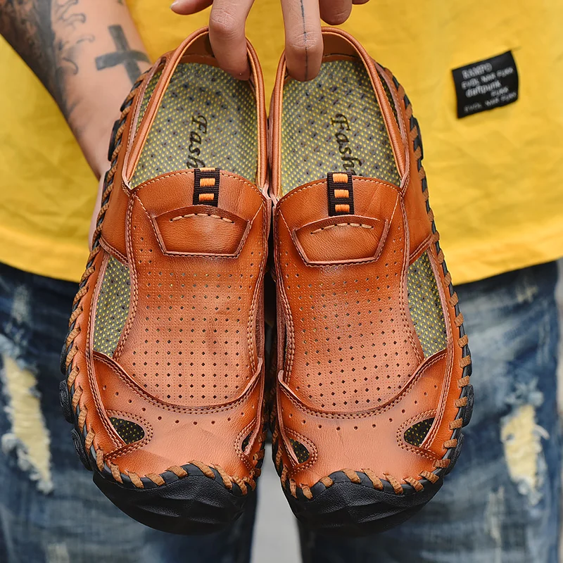 

Mens Dress Sandals Mens Sport Sandals Sandalhas Masculina Men Beach Shoes Flip Flop Slip On Lightweight Sandal Summer Luxury