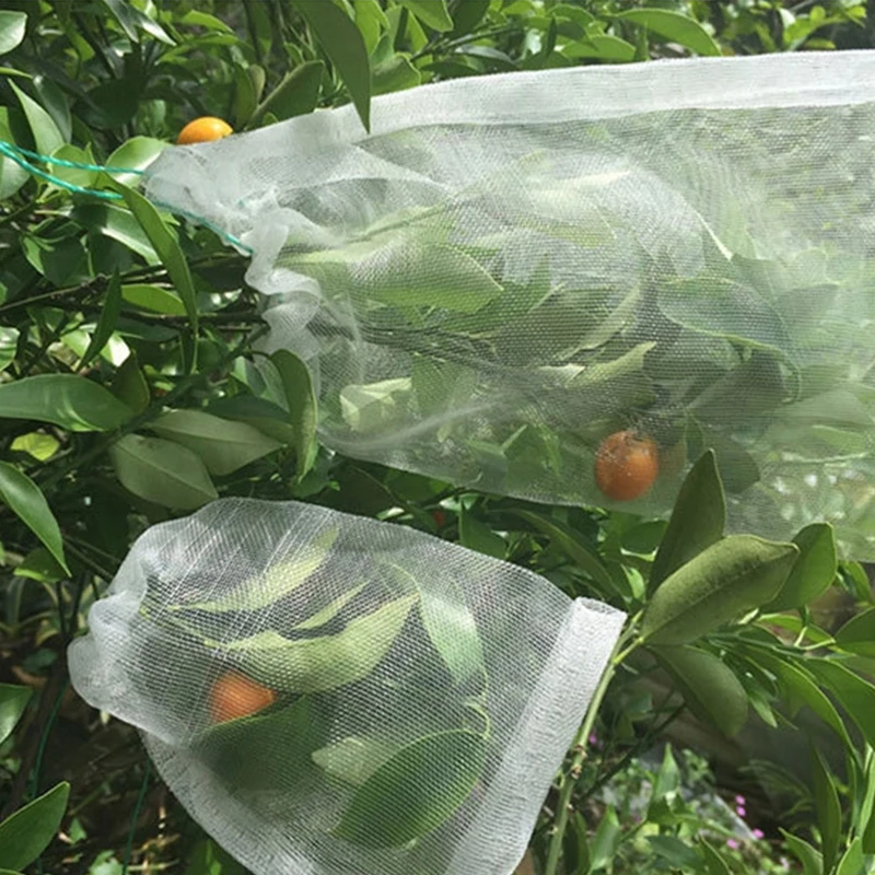 

50PC Nylon Insect Mosquito Proof Net Bags Garden Fruit Barrier Cover Bag Grape Fig Flower Seed Vegetable Protection Garden Tool
