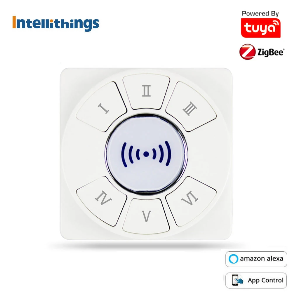 Zemismart - Interrupteur de scène sans fil Tuya Zigbee - Télécommande 18 scènes