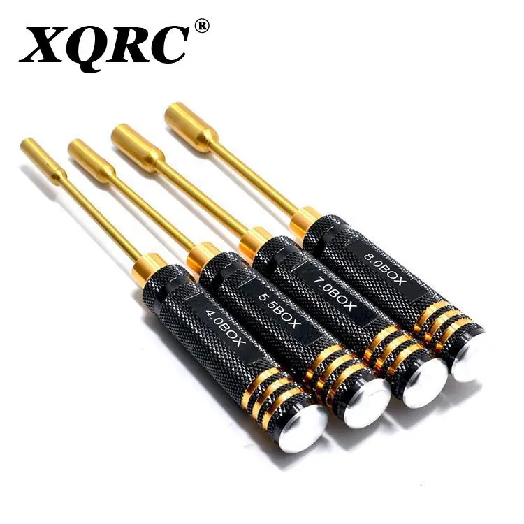 XQRC 1.5 / 2.0 2.5 3.0 mm titanium plated hexagon screw driver tool set 4.0 5.5 7.0 8.0 nut sleeve