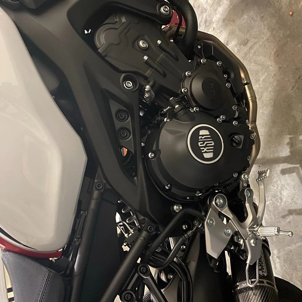 Крышка Муфты мотоцикла с порошковым покрытием из нержавеющей стали черного и