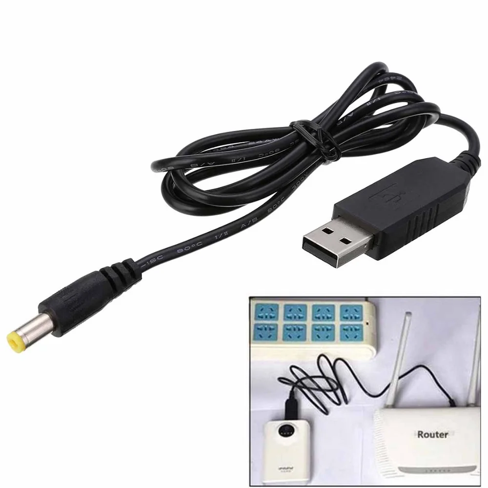 1 шт. DC конвертер USB кабель для передачи данных с Тип штырьковый разъем 5V до