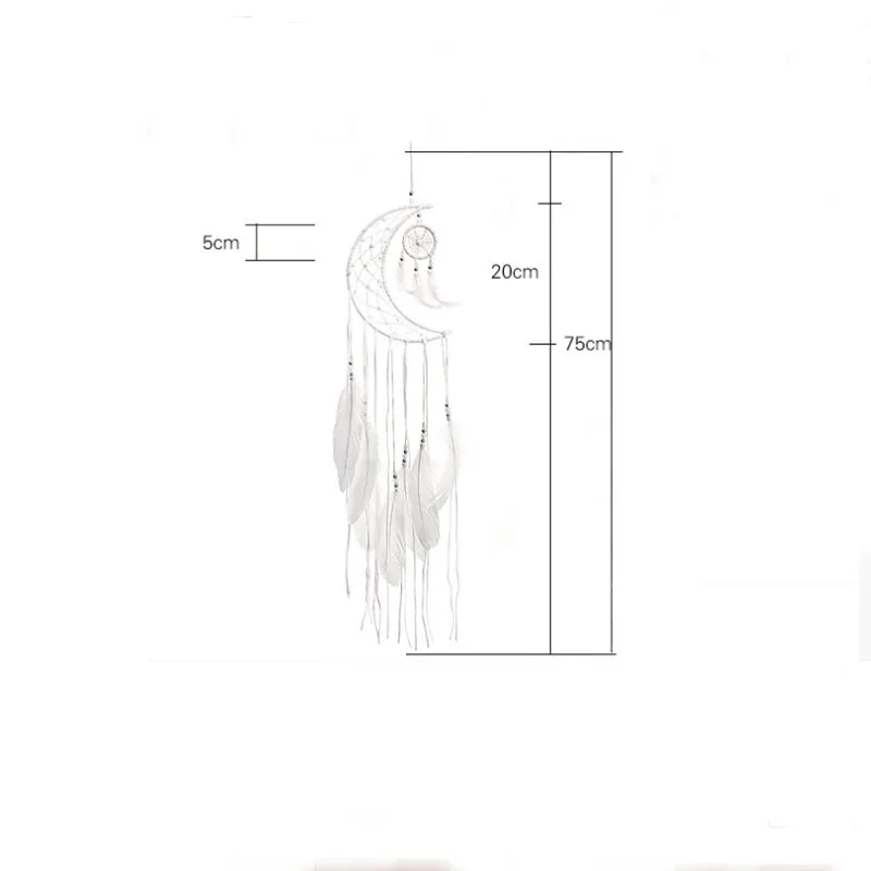Декоративная подвеска Ловец снов в виде Луны|Ловцы и подвесные украшения| |