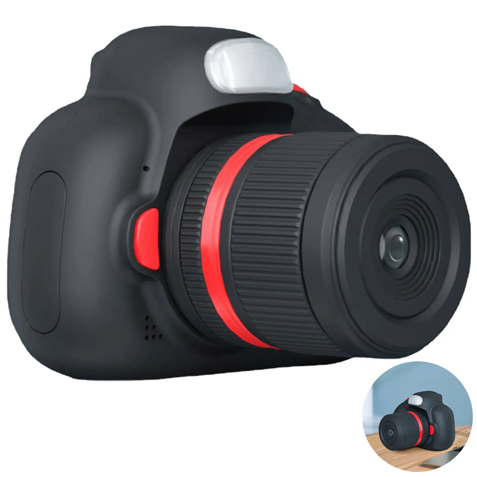 

Mini Cartoon Camera 2.4 Inch HD Camera Camera For Kid Screen Educational Children Toys Portable Video Camera Digital Camera SLR