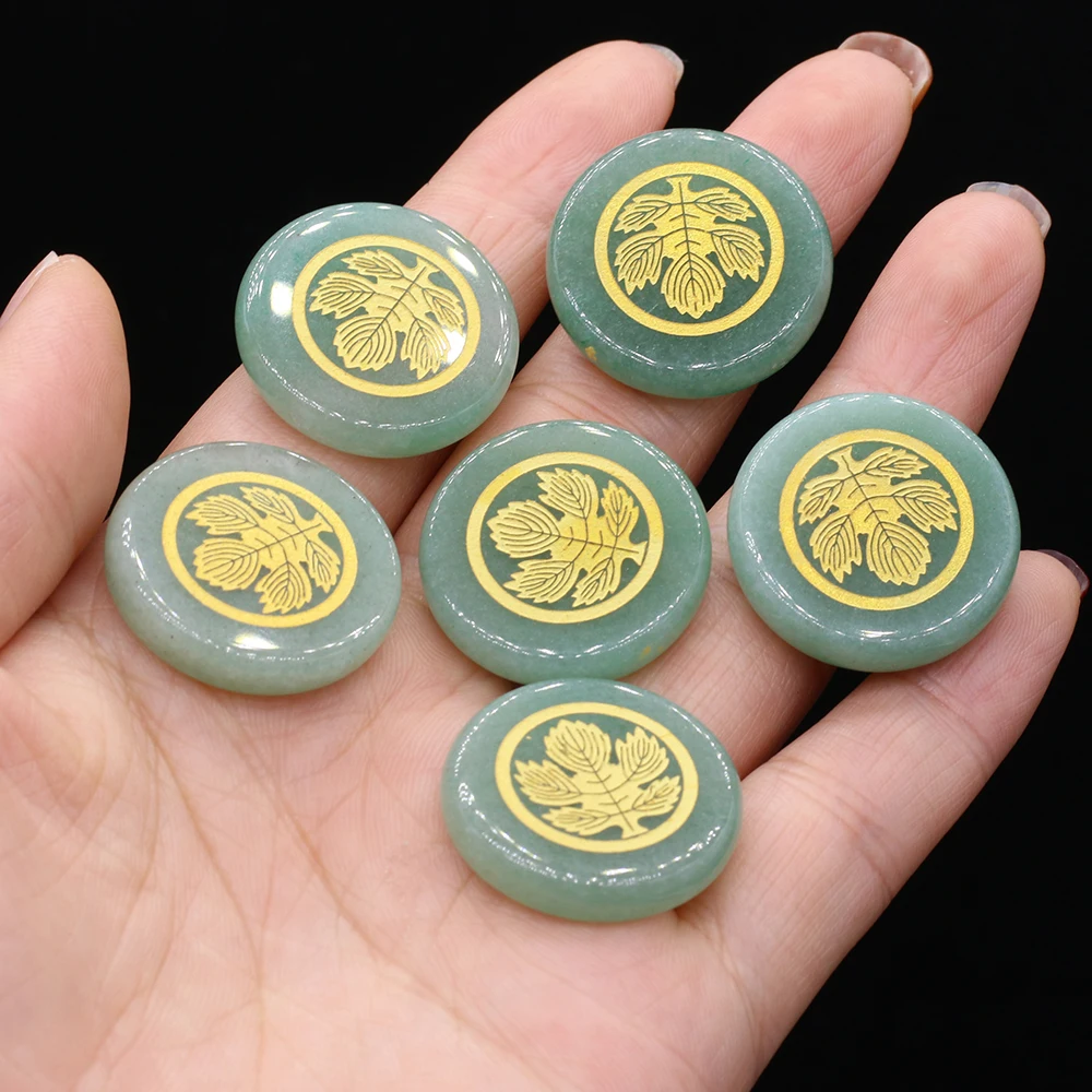 

6 шт., натуральные камни, зеленый авантюрин, искусственные реки, исцеление гадания, кленовый лист, бусины для изготовления ювелирных изделий,...