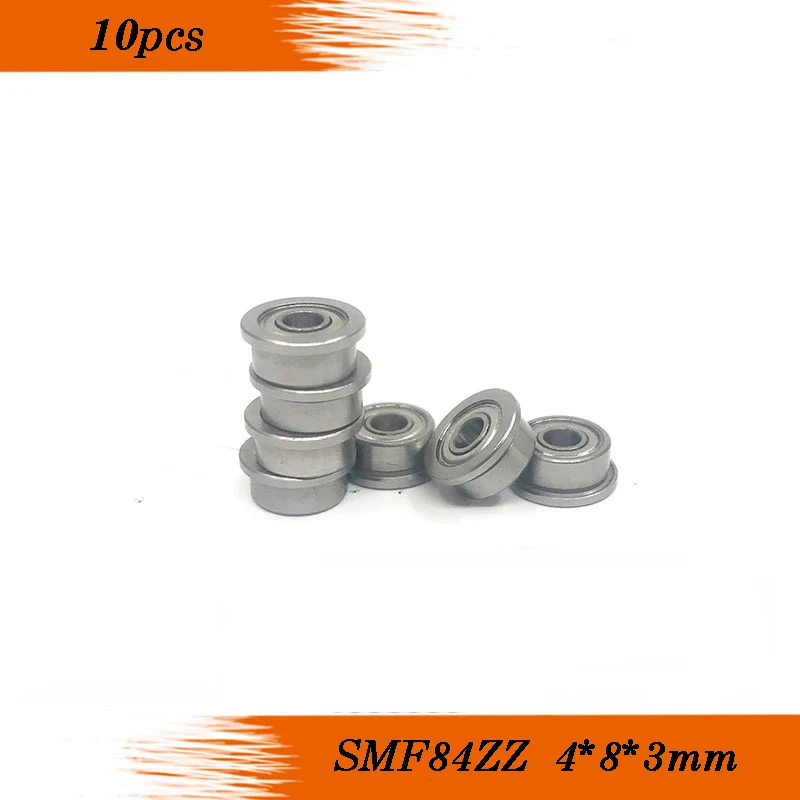 10 шт. нержавеющая сталь MF84ZZ SMF84ZZ LF 840ZZ mf84 zz SMF84 ZZ 4*8*9 2*3*0 6 мм фланцевый втулка