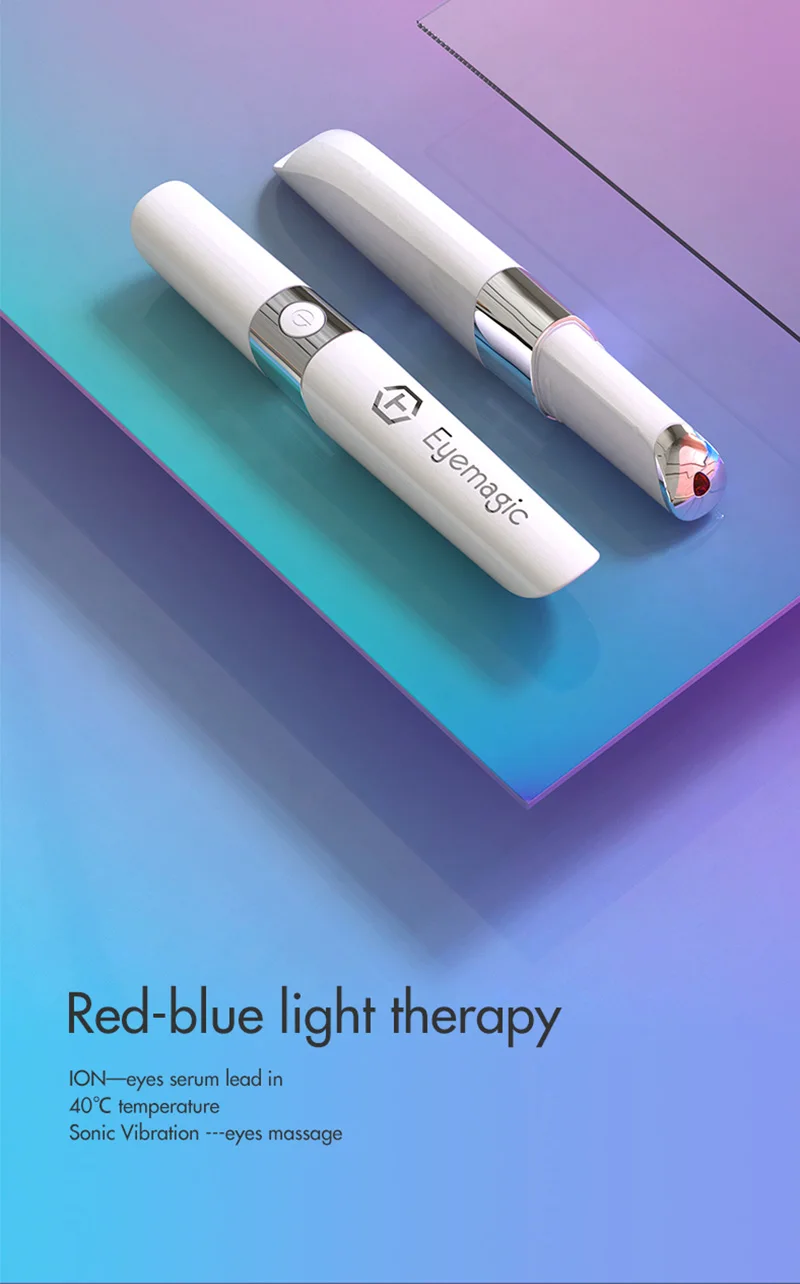 Nanotime Eyemagic beauty, ручка против морщин, мини устройство для массажа глаз, электрическая вибрация лица, волшебная палочка для ухода за кожей, инструмент для красоты