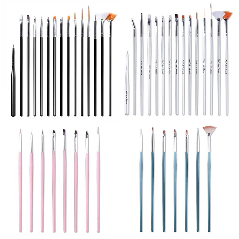 BORN PRETTY кисть для дизайна ногтей УФ гель лака рисования цветов Ручка лайнер