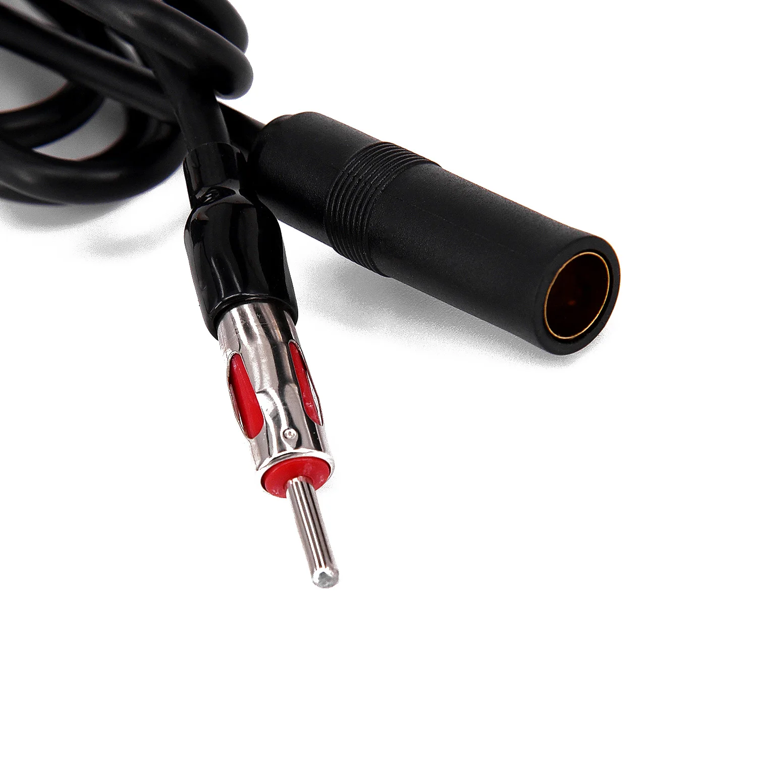 

Male to Female Cable Antenna Car Extension Black Radio Universal High Quality
