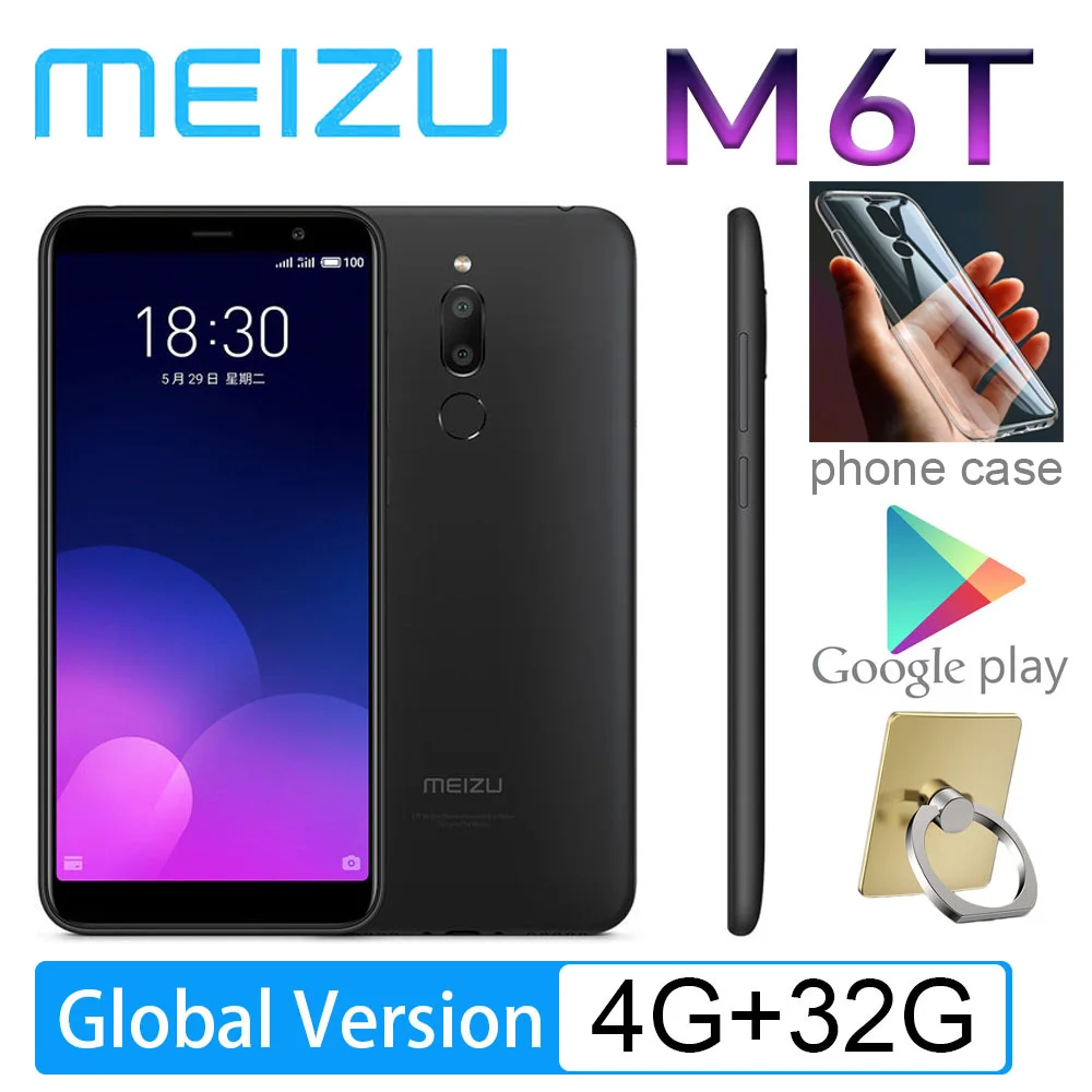 98% Новый смартфон Android Meizu M6T 4G 32G 5 7 ''Full Экран мобильного телефона глобальная