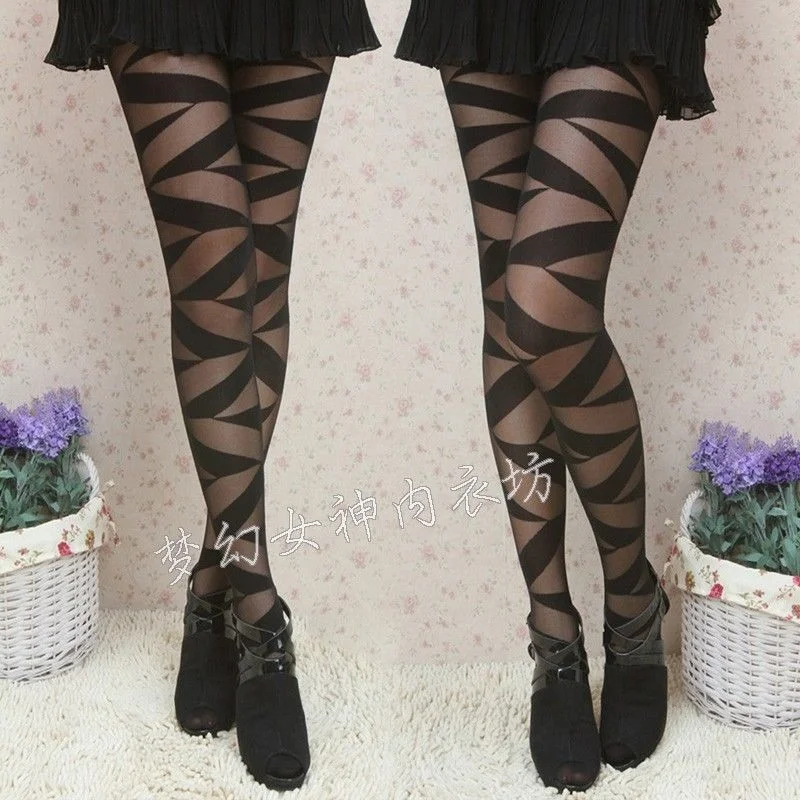 Индивидуальные жаккардовые колготки в европейском и американском стиле