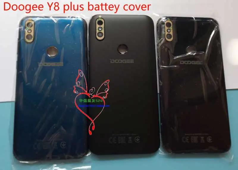 Оригинальный чехол для батареи Doogee Y8 Plus с теплоотводом запасной тонкий защитный
