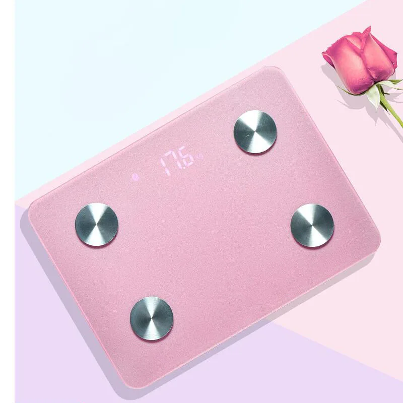 Bluetooth соединение тела Жир весы напольный вес ванной Интеллектуальный
