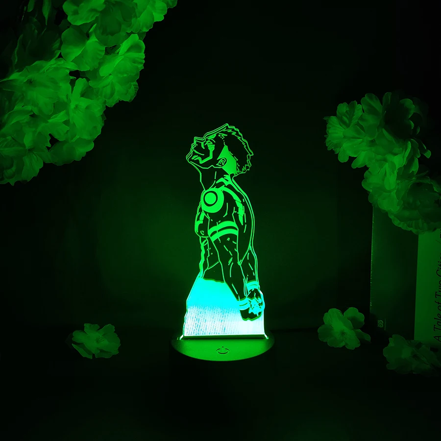 

Светодиодный светильник из акрила в стиле аниме ююютсу кайсен, ночник с мигающей RGB подсветкой, крутой подарок, 3D Голограмма с эффектом осве...